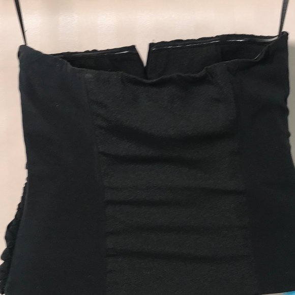 HP**Bebe- Strapless Twist Black Top Size XS - Picture 8 of 12